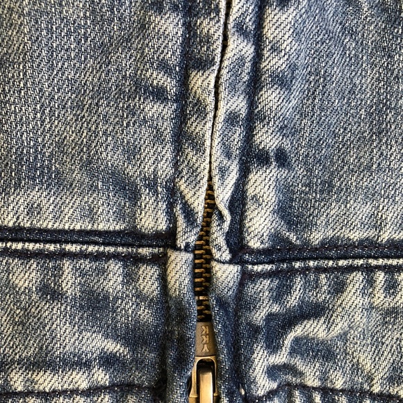 La Vie Rebecca Taylor Blue Denim Mini Skirt sz 27/Small - Picture 11 of 13